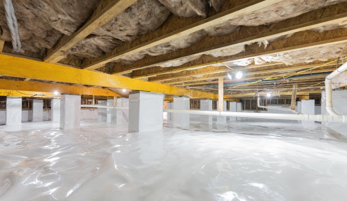 Crawl space encapsulation