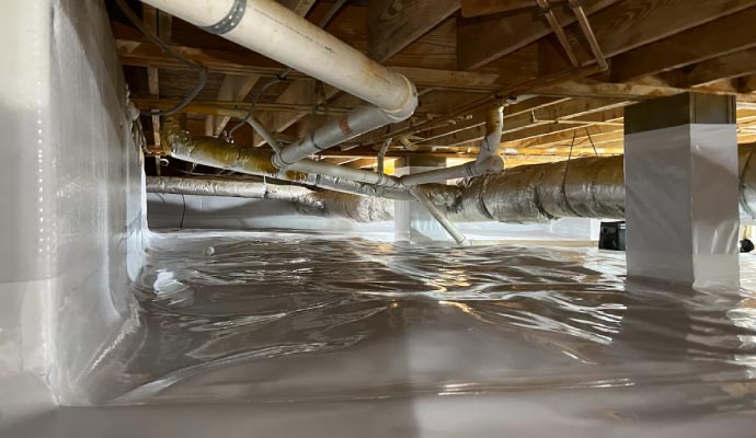 Encapsulated crawl-space